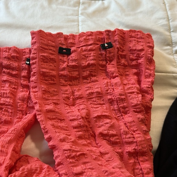 Ali Miles Red Oversized Ruched Tunic. 2X - Picture 7 of 9